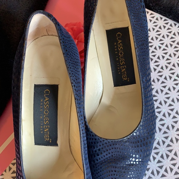 Classifies Entier blue patterned shoes - Picture 4 of 8